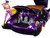 1957 Chevrolet Corvette Purple Batgirl Diecast Figure DC Comics Bombshells Series 1/24 Diecast Model Car Jada 30457