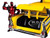1957 Chevrolet Bel Air Taxi Yellow Deadpool Diecast Figure Marvel Series 1/24 Diecast Model Car Jada 30290