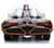 Classic TV Series Batmobile Working Lights Diecast Batman Robin Figures 80 Years Batman 1/18 Diecast Model Car Jada 98625