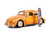Volkswagen Beetle Weathered Yellow Robot on Chassis Charlie Diecast Figurine Bumblebee 2018 Movie Transformers Series Hollywood Rides Series 1/24 Diecast Model Car Jada 30114