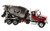 Western Star 4700 SF Concrete Mixer Metallic Red Gray Body 1/50 Diecast Model Diecast Masters 71033