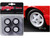 Pony Wheels Tires Set 4 pieces 1992 Ford Mustang LX 1/18 GMP 18852