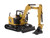 CAT Caterpillar 309 CR Next Generation Mini Hydraulic Excavator Work Tools Operator High Line Series 1/50 Diecast Model Diecast Masters 85592