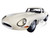 Jaguar Lightweight E Type Roadster RHD Right Hand Drive White 1/18 Model Car Autoart 73649
