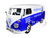 Volkswagen Type 2 T1 Delivery Van Autohaus Sudekum Kundendienst Candy Blue White 1/24 Diecast Model Car Motormax 79573