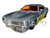 1969 Chevrolet Camaro Raw Metal Yellow Flames Bigtime Muscle Jada 20th Anniversary 1/24 Diecast Model Car Jada 31073