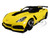 2019 Chevrolet Corvette ZR1 Yellow Black Accents 1/24 Diecast Model Car Motormax 79356