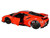 Ferrari 488 Pista Red White Blue Stripes 1/24 Diecast Model Car Bburago 26026
