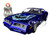 Henry Bower's Pontiac Firebird Trans Am Candy Blue Pennywise Diecast Figurine It Chapter Two 2019 Movie 1/24 Diecast Model Car Jada 31118