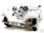 1936 Mercedes 500K Special Roadster White 1/18 Diecast Model Car Maisto 36055