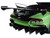 Aston Martin Vulcan Apple Tree Green Metallic Orange Accents Carbon Top 1/18 Model Car Autoart 70263