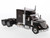 International LoneStar Sleeper Cab Truck Tractor Black 1/50 Diecast Model Diecast Masters 71023