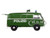 Volkswagen Type 2 T1 Police Van Polizei Dark Green 1/24 Diecast Model Car Motormax 79574