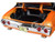 1971 Chevrolet Chevelle SS 454 Sport Metallic Orange Black Top Black Stripes 1/18 Diecast Model Car Maisto 31890