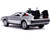 DeLorean DMC Time Machine Silver Back to the Future Part II 1989 Movie Hollywood Rides Series 1/32 Diecast Model Car Jada 30541