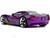 2009 Chevrolet Corvette Stingray Joker Diecast Figure DC Comics Series 1/24 Diecast Model Car Jada 31199