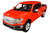 019 Ford F-150 Lariat Crew Cab Pickup Truck Red 1/24-1/27 Diecast Model Car by Motormax 79363r