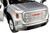 2019 GMC Sierra 1500 SLT Crew Cab Pickup Truck Silver Metallic 1/24 1/27 Diecast Model Car Motormax 79361