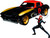 1966 Chevrolet Corvette Black Widow Diecast Figurine Avengers Marvel Series 1/24 Diecast Model Car Jada 31749