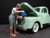 Car Girl in Tee Kylie Figurine for 1/18 Scale Models American Diorama 38238