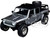 2020 Jeep Gladiator Pickup Truck Silver Black Top Fast & Furious Series 1/24 Diecast Model Car Jada 31984
