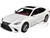 Lexus LS500h Sonic White Metallic Crimson Black Interior 1/18 Model Car Autoart 78866