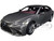 Lexus LS500h Manganese Luster Gray Metallic Crimson Black Interior 1/18 Model Car Autoart 78867