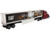 Peterbilt 579 UltraLoft Truck Tractor Red CAT Caterpillar Mural Dry Van Trailer Transport Series 1/50 Diecast Model Diecast Masters 85665