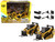 Set of 2 pieces CAT Caterpillar 272D2 Skid Steer Loader CAT Caterpillar 297D2 Compact Track Loader Accessories 1/64 Diecast Models Diecast Masters 85693