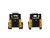 Set of 2 pieces CAT Caterpillar 272D2 Skid Steer Loader CAT Caterpillar 297D2 Compact Track Loader Accessories 1/64 Diecast Models Diecast Masters 85693