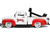 1953 Chevrolet Pickup Truck White Red Charro Man Diecast Figurine Tapatio 1/24 Diecast Model Car Jada 31968