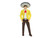 1953 Chevrolet Pickup Truck White Red Charro Man Diecast Figurine Tapatio 1/24 Diecast Model Car Jada 31968