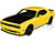 Dodge Challenger SRT Hellcat Widebody Yellow Jacket Satin Black Hood 1/18 Model Car Autoart 71737