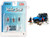 Winter Break Diecast Set 6 pieces 2 Figurines 4 Accessories 1/64 Scale Models American Diorama 76462