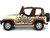 1992 Jeep Wrangler Tan Brown Graphics Extra Wheels Just Trucks Series 1/24 Diecast Model Car Jada 32426