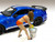 Cindy with Bucket Bikini Car Wash Girl Figurine 1/18 Scale Models American Diorama 76264
