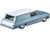 1964 Chevrolet Nova Panel Light Blue Metallic White Top Fast Wagons Series Diecast Model Car Hot Wheels GRJ66