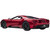 2017 Ford GT Liquid Red Metallic Silver Stripes 1/12 Model Car Autoart 12106