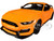 Ford Mustang Shelby GT-350R Orange Fury Metallic 1/18 Model Car Autoart 72929