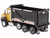 CAT Caterpillar CT660 SBFA Ox Bodies Stampede Dump Truck Yellow Black 1/50 Diecast Model Diecast Masters 85668