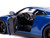 2009 Nissan GT-R R35 Blue Metallic Carbon Lights Brian Figurine Fast & Furious Movie 1/18 Diecast Model Car Jada 31142