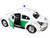1966 Volkswagen Beetle German Police Car White and Green 1/24 Diecast Model Car Motormax 79588