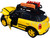 Mini Cooper S Countryman Roof Rack Accessories Yellow Metallic and Black City Classics Series 1/24 Diecast Model Car Motormax 79752