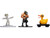Tim Burton's The Nightmare Before Christmas Set of 18 Diecast Figurines Nano Metalfigs Series Jada 32912