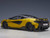 McLaren 600LT Sicilian Yellow and Carbon 1/18 Model Car Autoart 76082