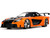 1995 Mazda RX-7 Widebody RHD Right Hand Drive Orange Metallic Black Han Diecast Figurine The Fast and the Furious Tokyo Drift 2006 Movie 1/24 Diecast Model Car Jada 33174