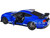 2020 Ford Mustang Shelby GT500 Fast Track Ford Performance Blue Metallic White Stripes 1/18 Diecast Model Car Solido S1805901