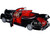 1941 Chevrolet Special Deluxe Convertible Black Red Interior Low Rider Collection 1/24 Diecast Model Car Welly 22411