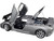 Bugatti EB110 SS Super Sport Grigio Metalizzatto Silver Metallic Silver Wheels 1/18 Model Car Autoart 70916