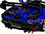 McLaren Senna Trophy Kyanos Blue Black Carbon Accents 1/18 Model Car Autoart 76079